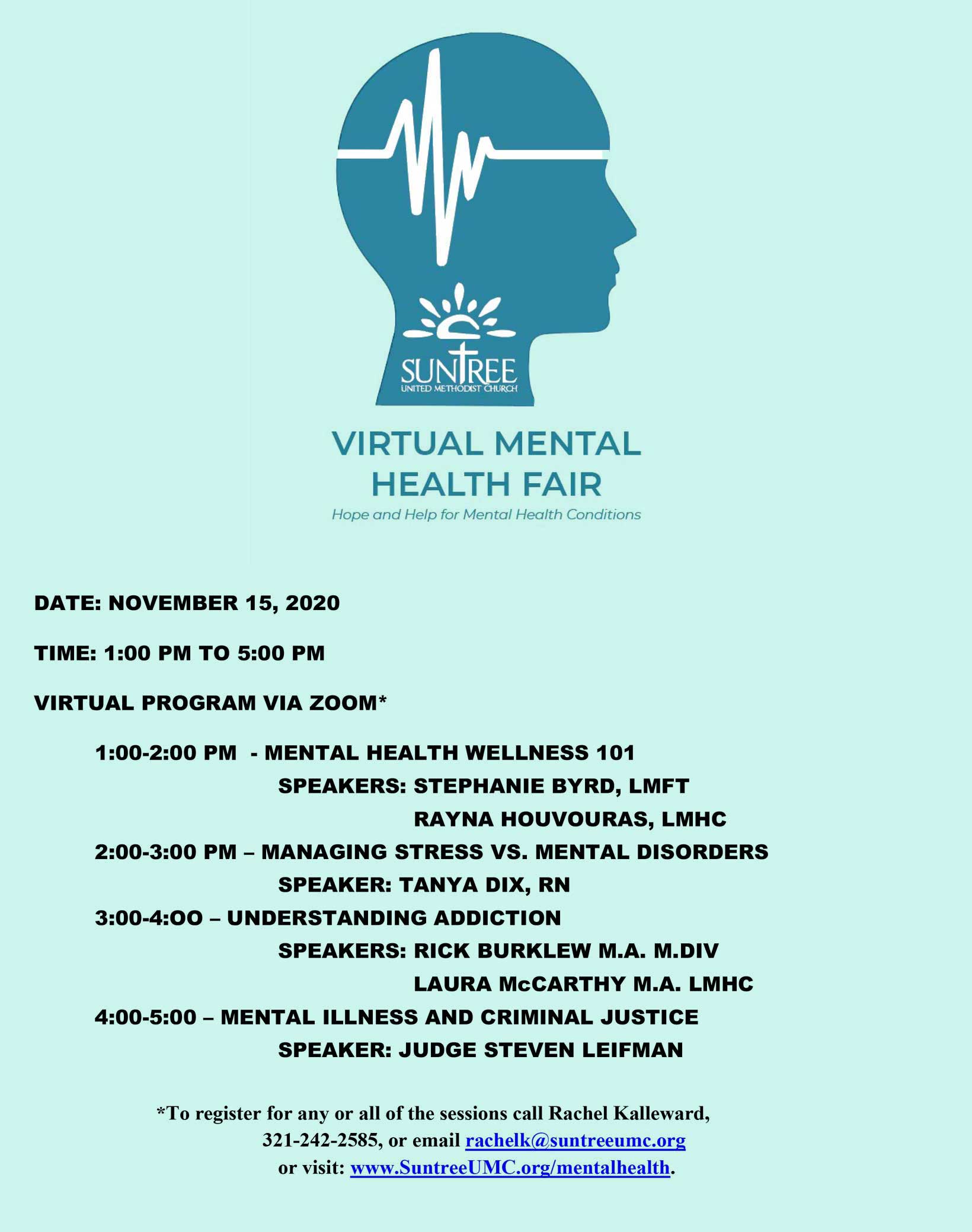 Virtual Mental Health Fair